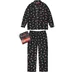 Supreme Holiday Pajama Set - Black (front)