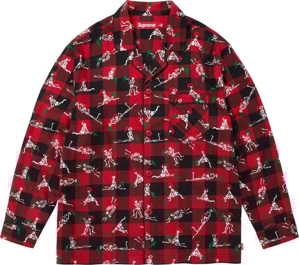 Supreme Holiday Pajama Set - Plaid (front)