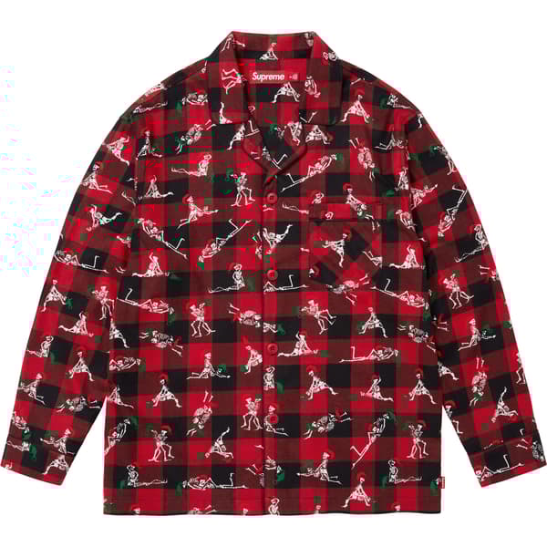 Supreme Holiday Pajama Set - Plaid (front)