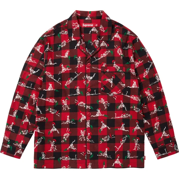 Supreme Holiday Pajama Set - Plaid (front)