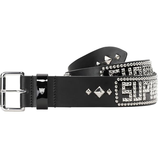 Supreme Hollywood Trading Company Studded Belt - Black (front)