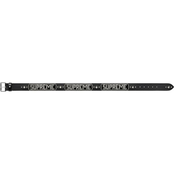 Supreme Hollywood Trading Company Studded Belt - Black (front)