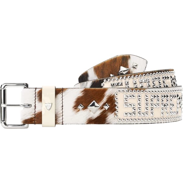 Supreme Hollywood Trading Company Studded Belt - Cow (front)