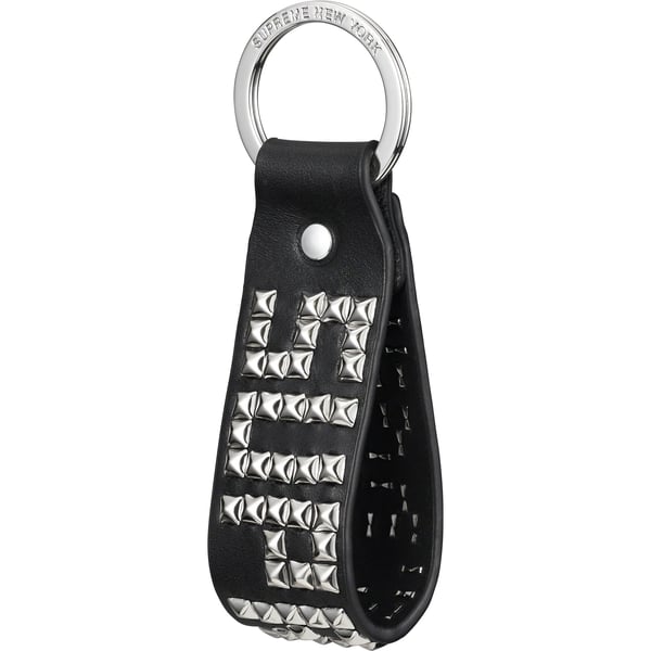Supreme Hollywood Trading Company Studded Keychain - Black (front)