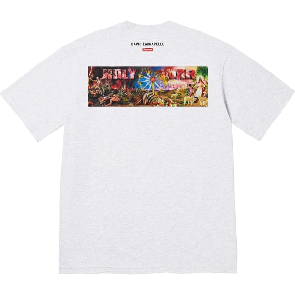 Supreme Holy War Tee - Ash Grey (front)