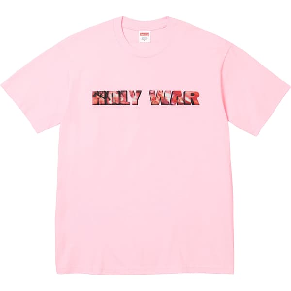 Supreme Holy War Tee - Light Pink (front)