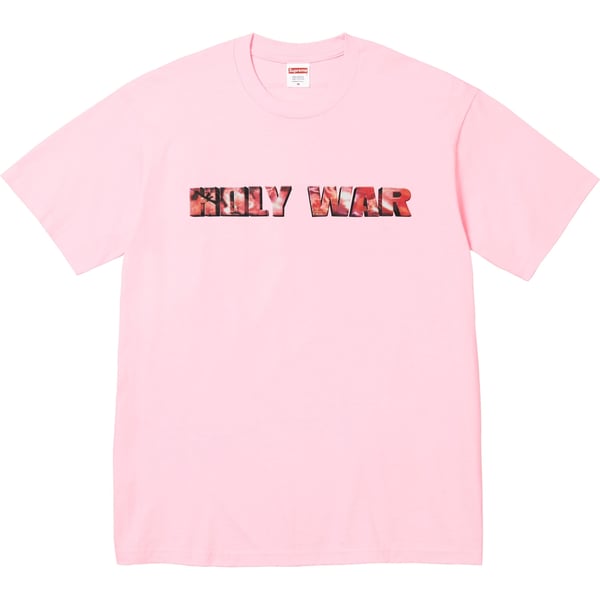 Supreme Holy War Tee - Light Pink (front)