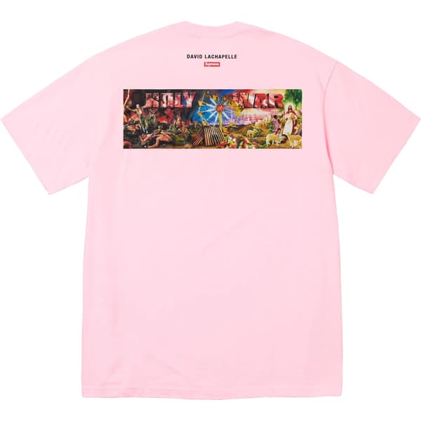 Supreme Holy War Tee - Light Pink (front)