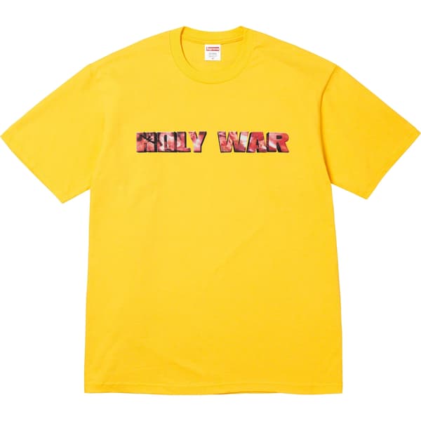 Supreme Holy War Tee - Yellow (front)