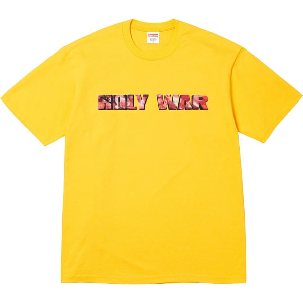 Supreme Holy War Tee - Yellow (front)