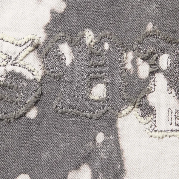 Supreme Hooded Denim Shirt - Bleached (front)