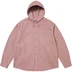 Supreme Hooded Denim Shirt - Dusty Pink (front)