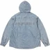 Supreme Hooded Denim Shirt - Washed Indigo (front)