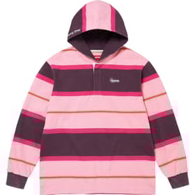 Supreme Hooded Rugby Dark Purple