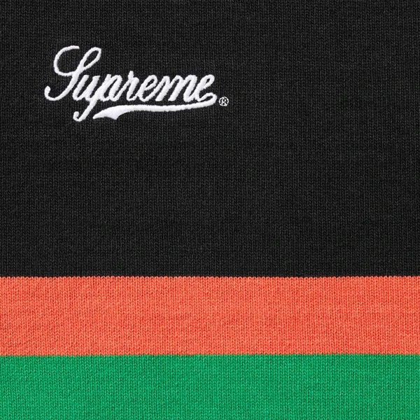 Supreme Hooded Rugby - Green (front)