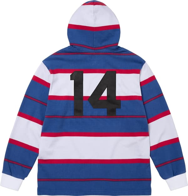 Supreme Hooded Rugby - Royal (front)
