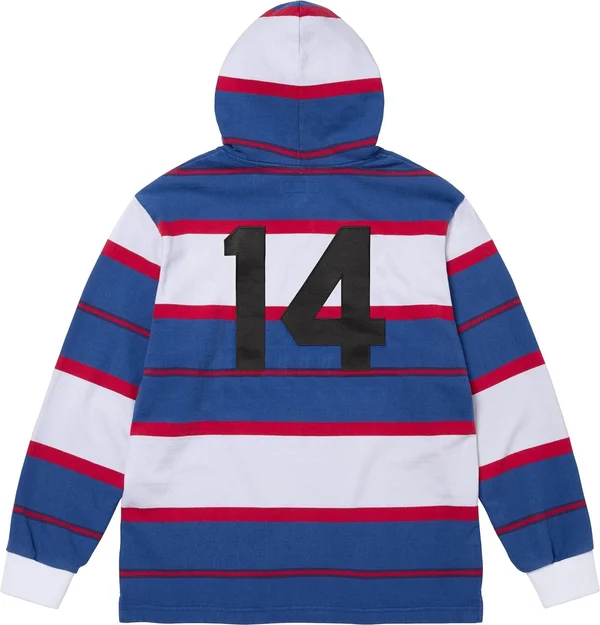 Supreme Hooded Rugby - Royal (front)