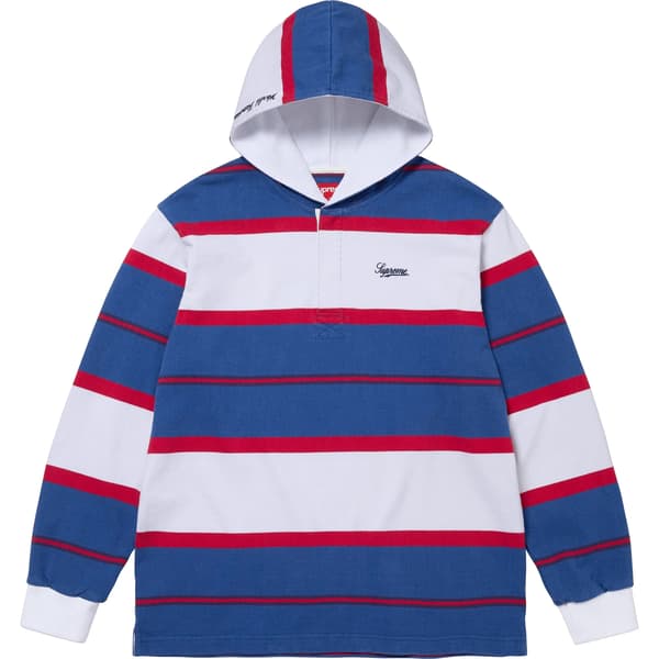 Supreme Hooded Rugby - Royal (front)