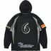 Supreme Hooded Soccer Jersey - Black (front)