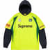 Supreme Hooded Soccer Jersey - Bright Green (front)