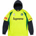 Supreme Hooded Soccer Jersey - Bright Green (front)