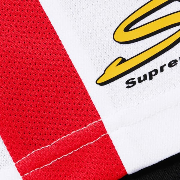 Supreme Hooded Soccer Jersey - White (front)
