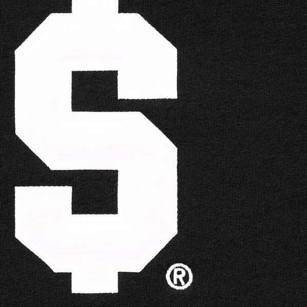 Supreme $ Hooded Sweatshirt - Black (front)