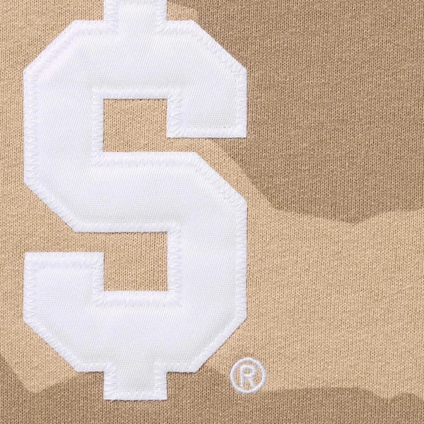 Supreme $ Hooded Sweatshirt - Desert Camo (front)