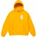 Supreme $ Hooded Sweatshirt - Gold (front)