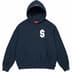 Supreme $ Hooded Sweatshirt - Navy (front)