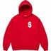 Supreme $ Hooded Sweatshirt - Red (front)