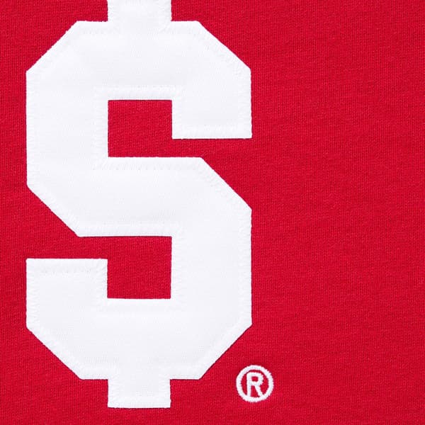 Supreme $ Hooded Sweatshirt - Red (front)