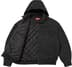 Supreme Hooded Utility Jacket - Black (front)
