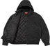 Supreme Hooded Utility Jacket - Black (front)