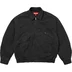 Supreme Hooded Utility Jacket - Black (front)