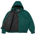 Supreme Hooded Utility Jacket - Dark Green (front)