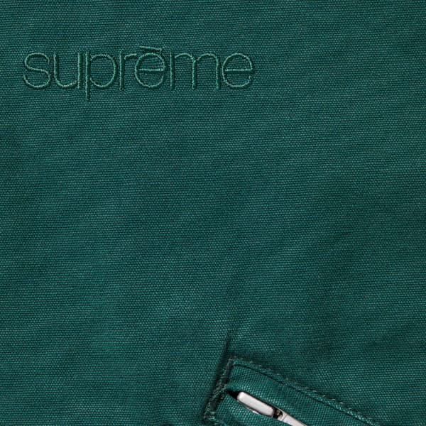 Supreme Hooded Utility Jacket - Dark Green (front)