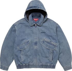 Supreme Hooded Utility Jacket Denim