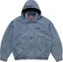 Supreme Hooded Utility Jacket - Denim (front)