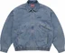 Supreme Hooded Utility Jacket - Denim (front)