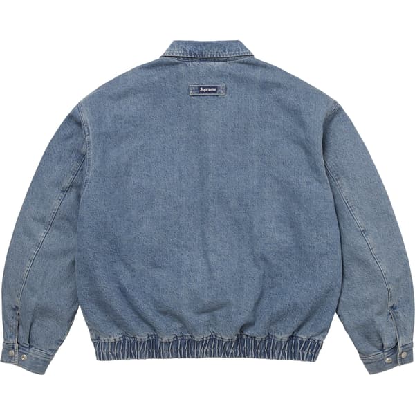Supreme Hooded Utility Jacket - Denim (front)