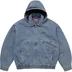 Supreme Hooded Utility Jacket - Denim (front)