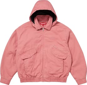 Supreme Hooded Utility Jacket Pink