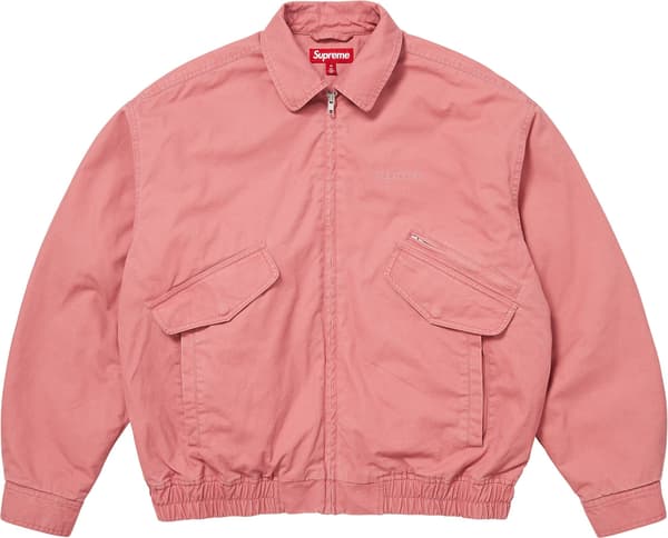 Supreme Hooded Utility Jacket - Pink (front)