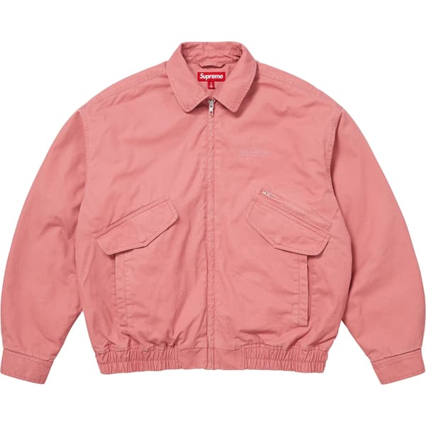 Supreme Hooded Utility Jacket - Pink (front)