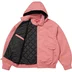 Supreme Hooded Utility Jacket - Pink (front)