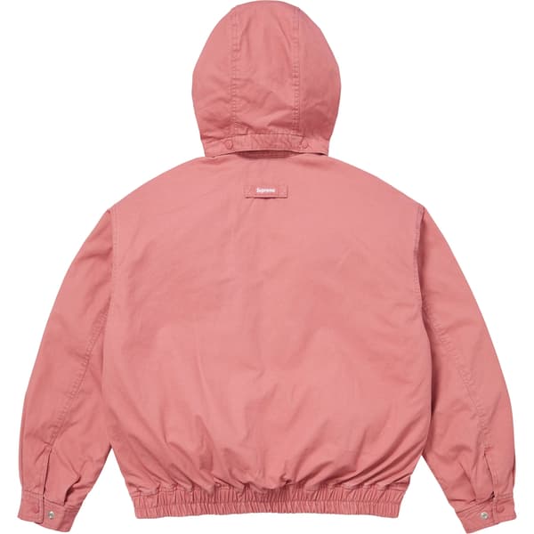 Supreme Hooded Utility Jacket - Pink (front)