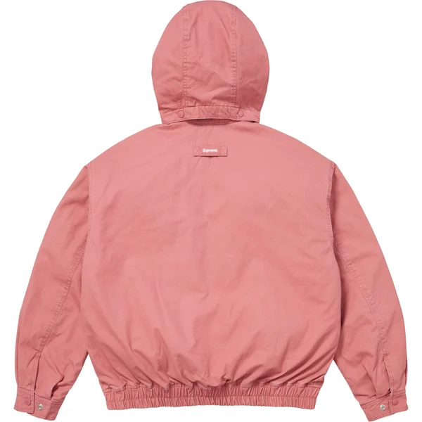 Supreme Hooded Utility Jacket - Pink (front)
