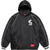 Supreme Hooded Warm Up Pullover - Black (front)