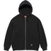 Supreme Hooded Zip Up Thermal - Black (front)
